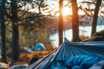 People in connection with nature, enjoying beautiful summer spring day weekend, made with Generative AI tools