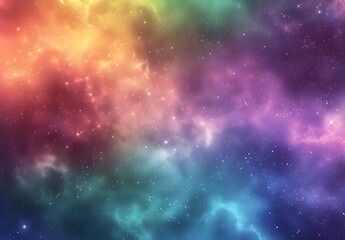 Fototapeta premium Cosmic Galaxy Background with Stars and Nebulae