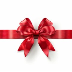 Red Ribbon With Bow