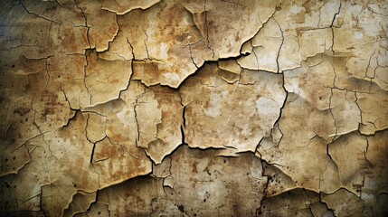 Fototapeta premium Vintage background with cracked wall texture