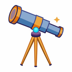 Fototapeta premium telescope clipart cartoon Illustration drawing