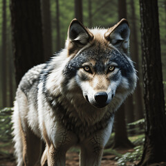 Obraz premium wolf in the forest