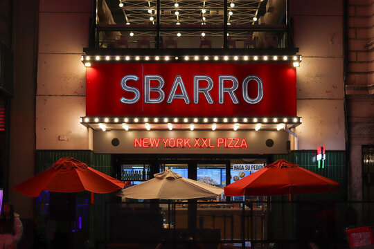 Sbarro New York pizzeria in Buenos Aires