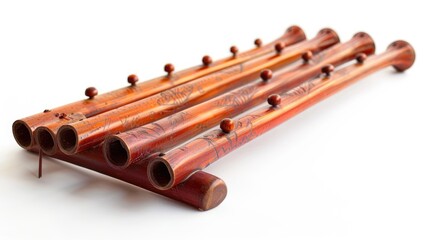 Fototapeta premium Traditional musical device isolated against a white backdrop