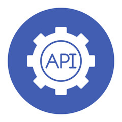 Application Programming Interface vector icon. Can be used for No Code iconset.