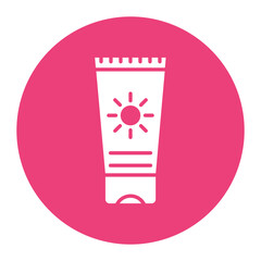 Tanning vector icon. Can be used for Skincare iconset.