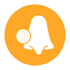 Pore vector icon. Can be used for Skincare iconset.