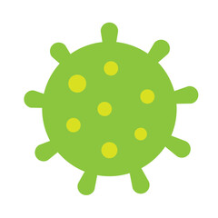 Virus Vector Flat Icon Design