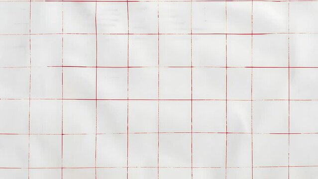 Thin red plaid note paper texture background