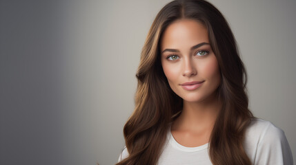 Elegant Woman Smiling Portrait