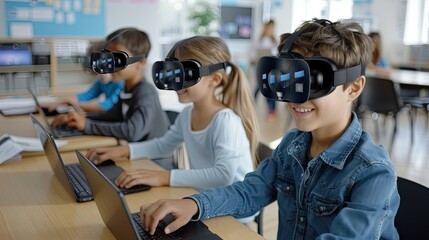 Virtual Reality Classroom: Students Explore New Worlds