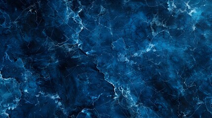 Abstract Blue Grunge Marble Texture Background