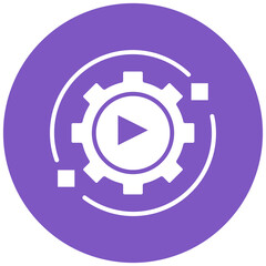 Automation vector icon. Can be used for Business Analytics iconset.