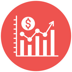 Revenue Growth vector icon. Can be used for Business Analytics iconset.