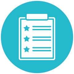 Feedback Form vector icon. Can be used for Contact Us iconset.