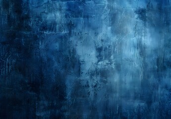 Fototapeta premium Dark Blue Grunge Texture Background
