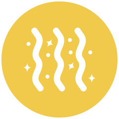 Obraz premium Streamers vector icon. Can be used for Festa Junina iconset.