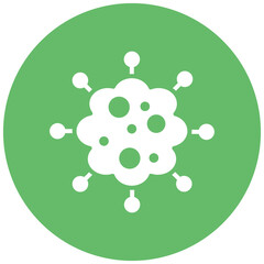 Cancer Cells vector icon. Can be used for Chemotherapy iconset.