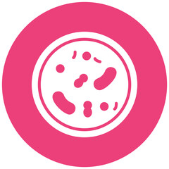 Petri Dish vector icon. Can be used for Lab iconset.