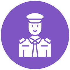 Captain vector icon. Can be used for Ocean iconset.