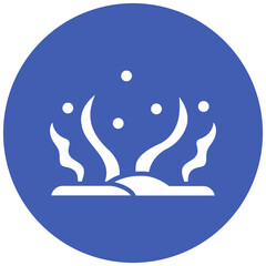 Seaweed vector icon. Can be used for Ocean iconset.
