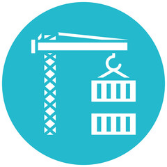 Cargo vector icon. Can be used for Manufacturing iconset.