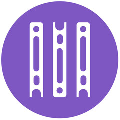 Steel Shank vector icon. Can be used for Shoemaker iconset.