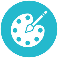 Color Design vector icon. Can be used for Art and Craft Supplies iconset.