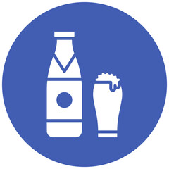 Beer vector icon. Can be used for Oktoberfest iconset.