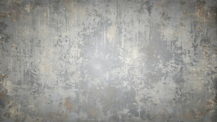 Fototapeta premium Gritty, worn, industrial-chic grey background with subtle texture, distressed edges, and ample negative space for bold typography or striking visuals.