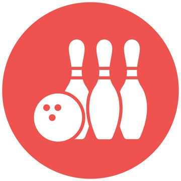 recommend clip art: Bowling vector icon. Can be used for Bowling iconset.