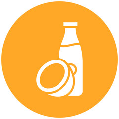 Coconut Milk vector icon. Can be used for Beach Resort iconset.