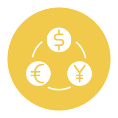 Dollar Exchange vector icon. Can be used for Trading iconset.