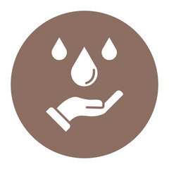 Water vector icon. Can be used for Laundry iconset.