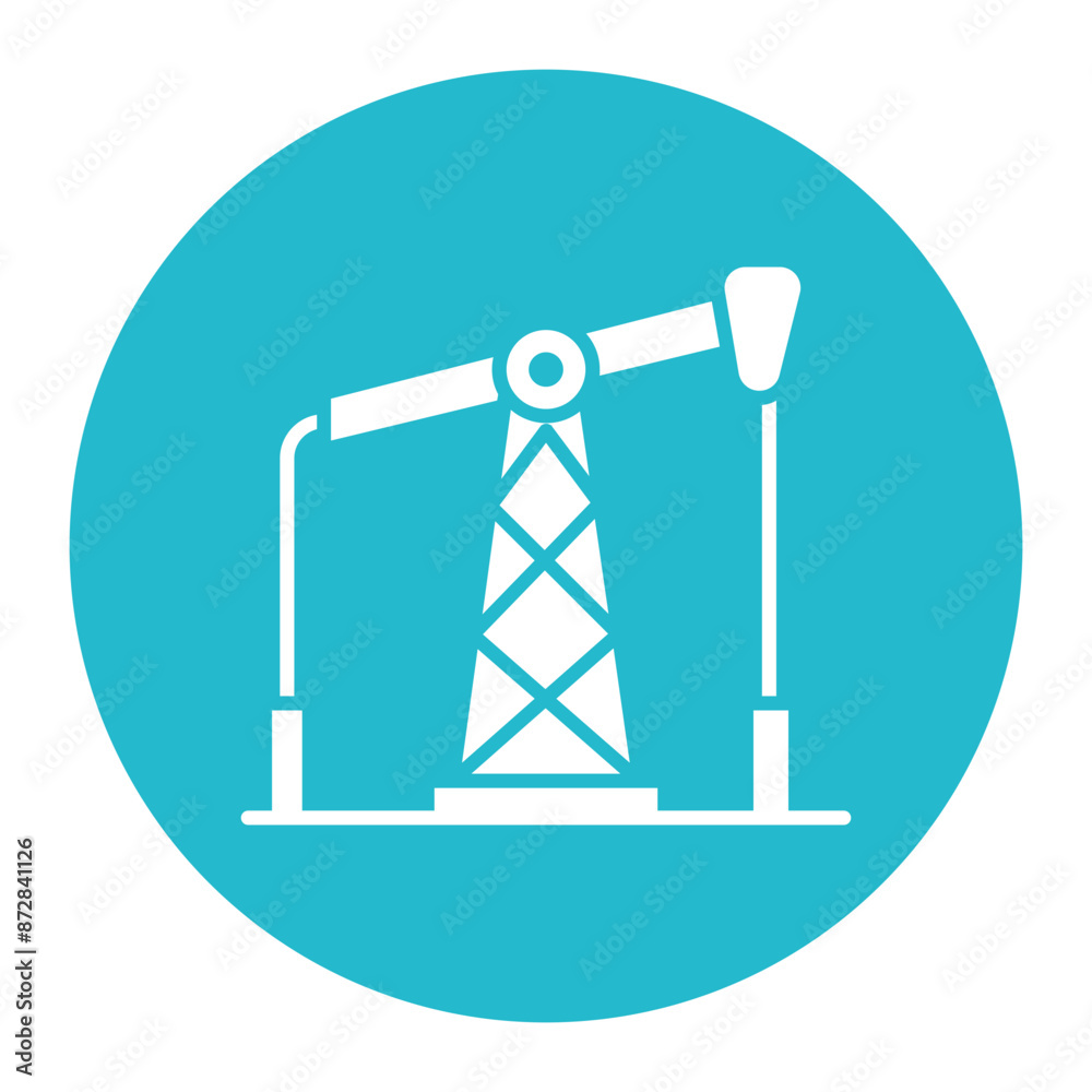 Canvas Prints Fossil Fuel vector icon. Can be used for Global Warming iconset.