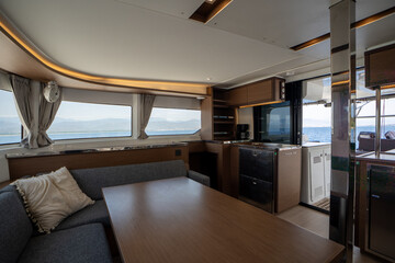 catamaran interior