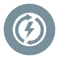 Renewable Energy vector icon. Can be used for Global Warming iconset.