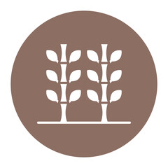 Bamboo vector icon. Can be used for Spa iconset.