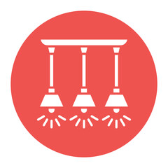 Ceiling vector icon. Can be used for Home Improvements iconset.