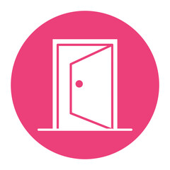 Door vector icon. Can be used for Home Improvements iconset.