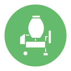 Fototapeta premium Concrete Mixer vector icon. Can be used for Home Improvements iconset.