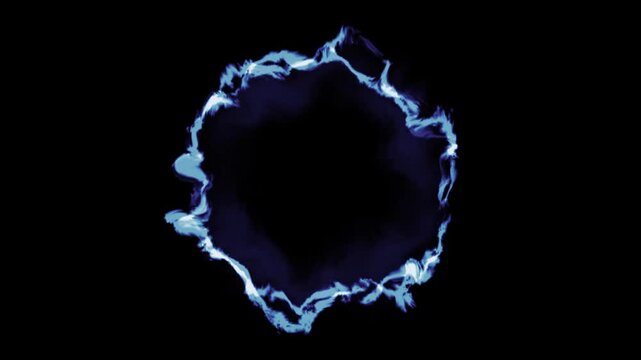 bomb fire explosion circle animation effect
