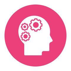 Critical Thinking vector icon. Can be used for Literature iconset.