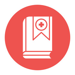 Bookmark vector icon. Can be used for Literature iconset.
