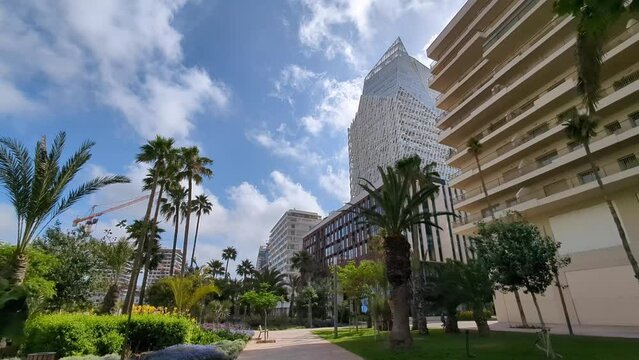 Panoramic View of Casa Finance City featuring the iconic Mohamed 6 Tower