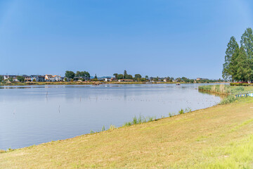 Obraz premium 館林市つつじが岡公園 城沼 