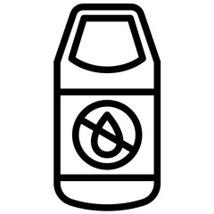 Dry Bag vector icon illustration of Vacation and Tourism iconset.