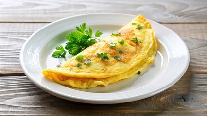Cheese omelette served on a white plate, cheese, omelette, breakfast, meal, food, dish, plate, delicious, cooked, eggs, protein