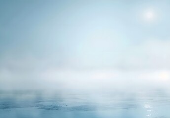 Fototapeta premium Minimalist Light Blue Blurred Background