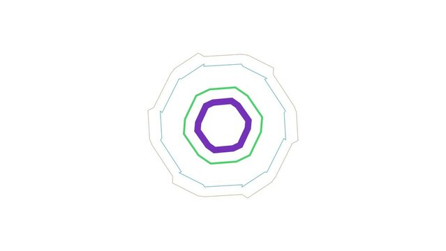 pop icon circle explosion line animation effect